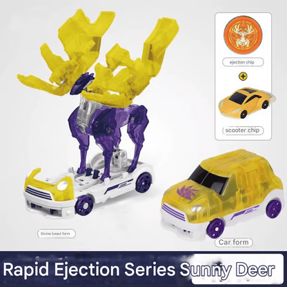 Pack Of 03 -  720° Flip & Morph Toy Car