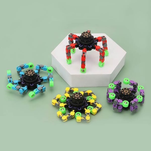 Pack of 03 -  Transformable Fingertip Anxiety Stress Relief Toy