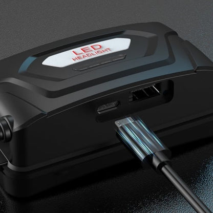 Pack Of 02 - 150000 lumen rechargeable headlamp-60H long battery life detachable