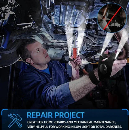 pack Of 04	Hands-Free LED Half Finger Gloves