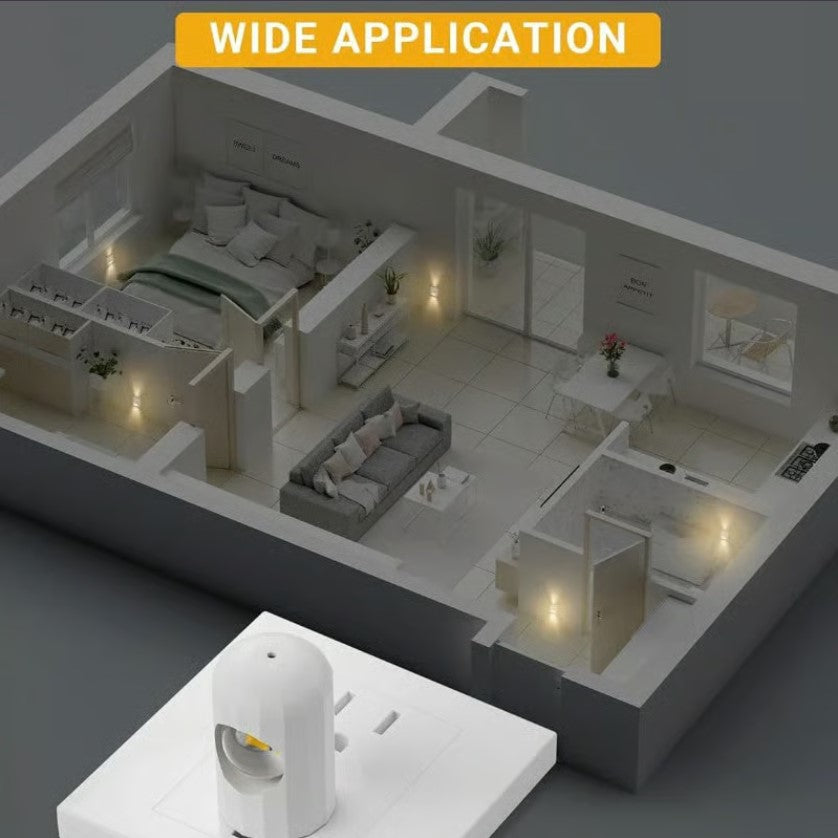 pack Of 20	Smart LED Wall Socket Night Light With Auto-Dimmer