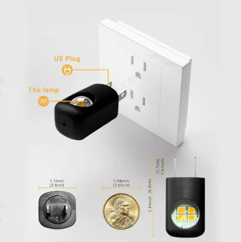 pack Of 20	Smart LED Wall Socket Night Light With Auto-Dimmer