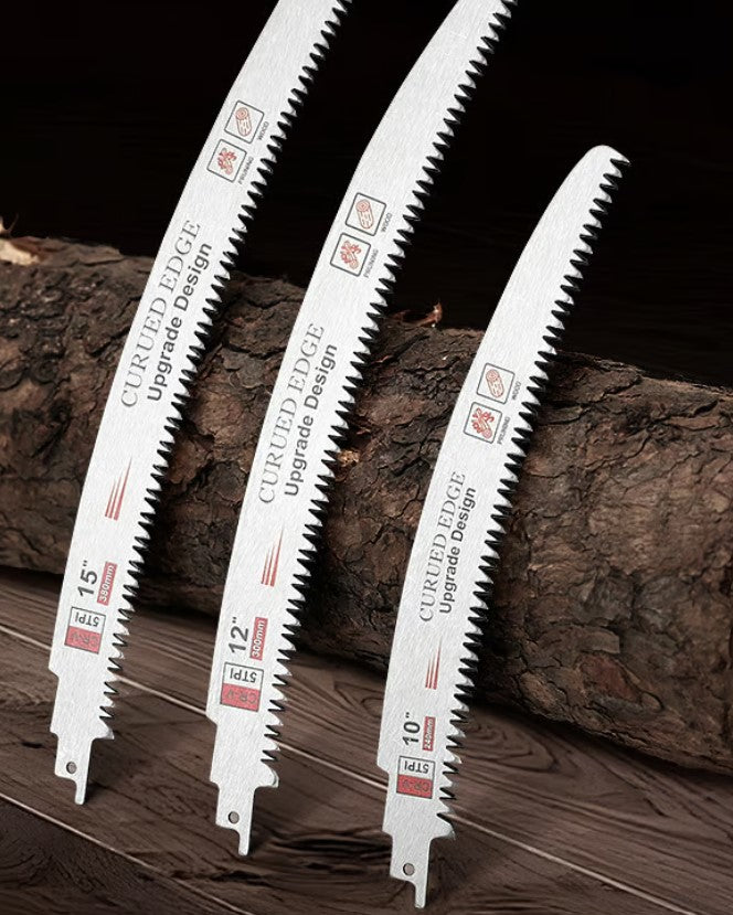 Pack Of 03 - Tree Trimming/Wood Cutting – Japanese Teeth 6 TPI Reciprocating Saw Blade