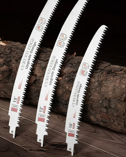 Pack Of 03 - Tree Trimming/Wood Cutting – Japanese Teeth 6 TPI Reciprocating Saw Blade