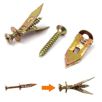 Pack Of 03 - Self Drilling Drywall Anchors with Screws Kit