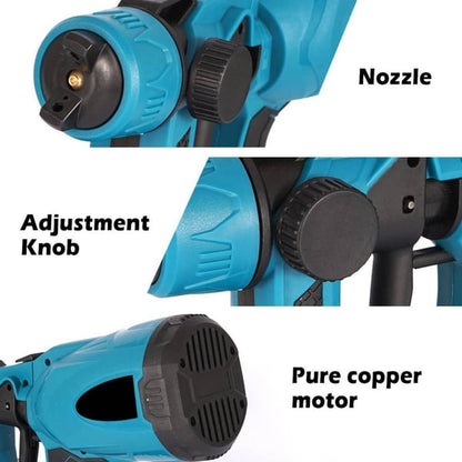 Cordless high pressure paint sprayer