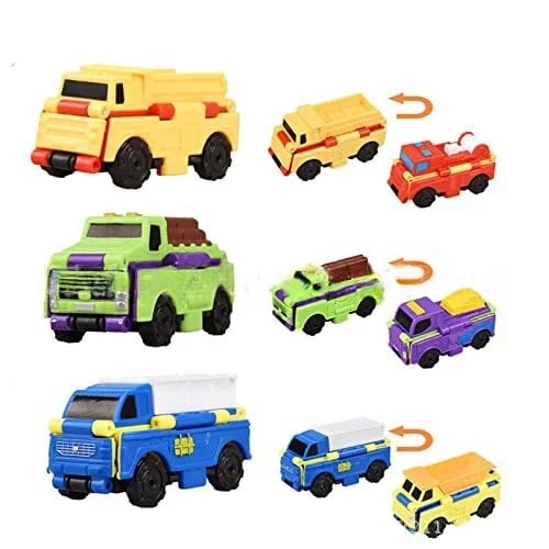 Pack of 03 -  Anti-Reverse Car Toy Set