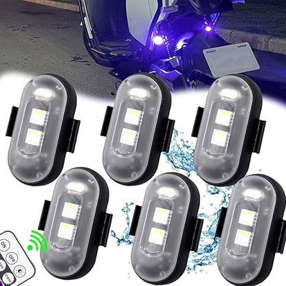 Pack Of 5 - Wireless Led Strobe Lights