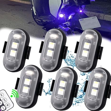 Pack Of 5 - Wireless Led Strobe Lights