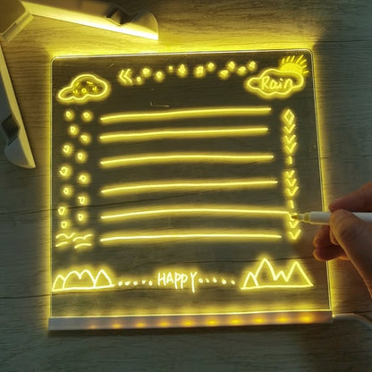 Pack of 02 -  LED Note Board with Colors