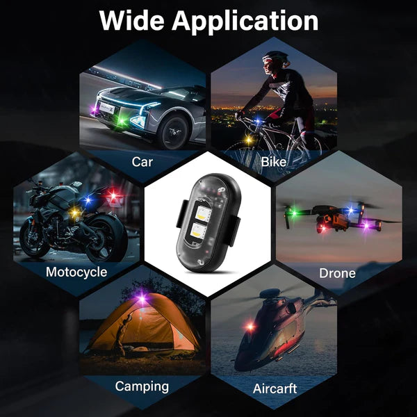 Pack Of 5 - Wireless Led Strobe Lights