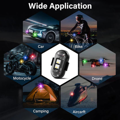 Pack Of 5 - Wireless Led Strobe Lights