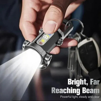 Pack Of 04 - Portable Rechargeable Bright Keychain Flashlight