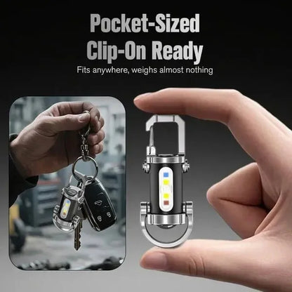 Pack Of 04 - Portable Rechargeable Bright Keychain Flashlight