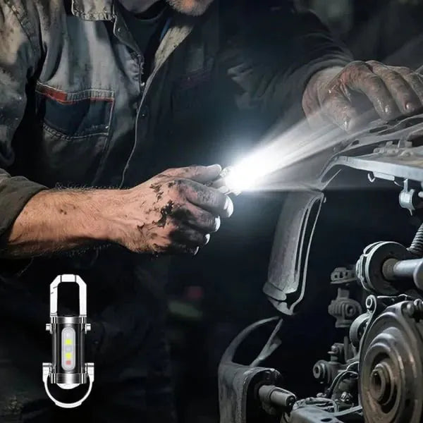 Pack Of 04 - Portable Rechargeable Bright Keychain Flashlight