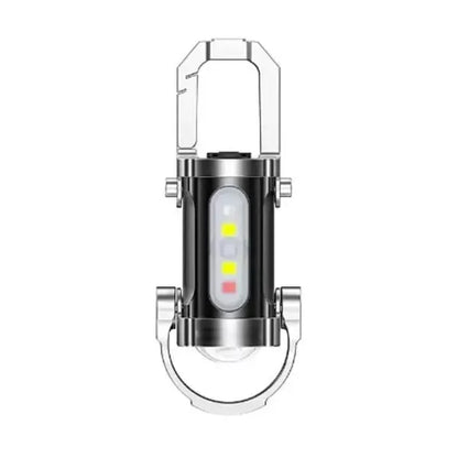 Pack Of 04 - Portable Rechargeable Bright Keychain Flashlight
