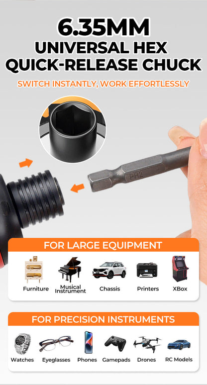 Pack Of 02 - cordless electric screwdriver set – Limited stock!