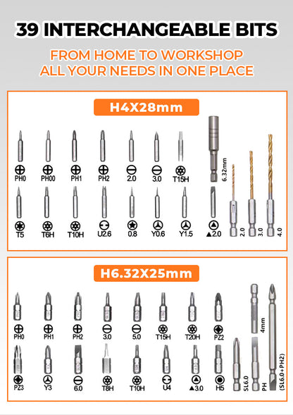 Pack Of 02 - cordless electric screwdriver set – Limited stock!